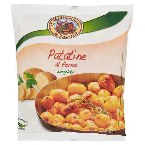 Il Mediterraneo a Tavola Patatine al forno surgelate 600 g