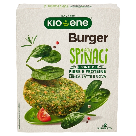 Kioene Burger agli Spinaci Surgelato 160 g