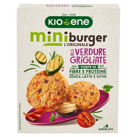 Kioene miniburger l'Originale alle Verdure Grigliate Surgelato 160 g