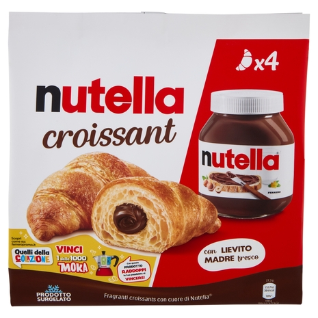 nutella croissant 4 pezzi 340 g