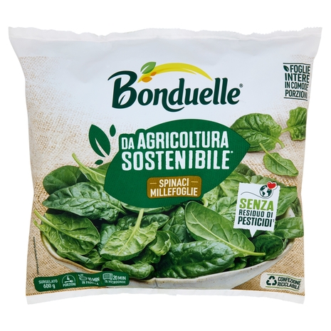 Bonduelle Spinaci Millefoglie Surgelato 600 g