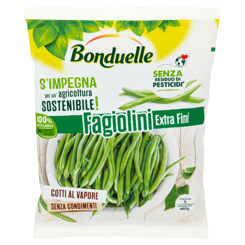 Bonduelle Fagiolini Extra Fini Surgelato 450 g