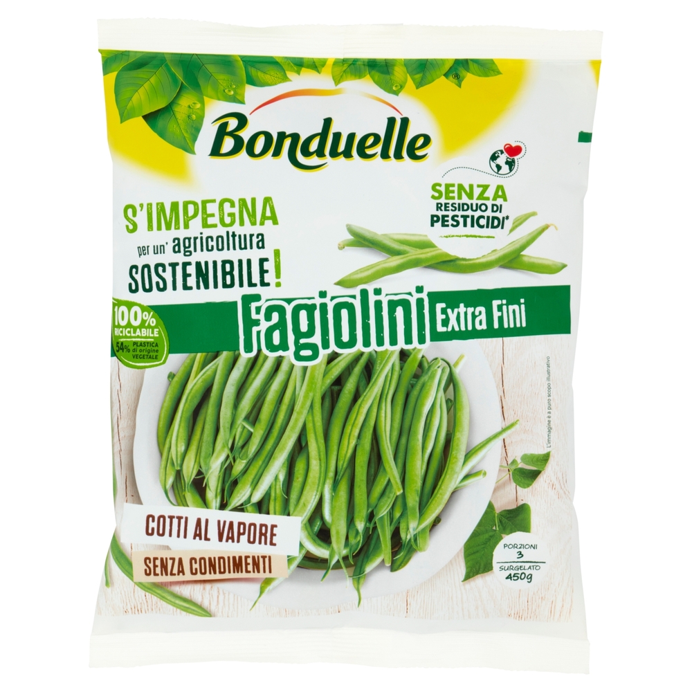 Bonduelle Fagiolini Extra Fini Surgelato 450 g