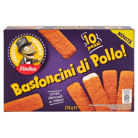 Carletto Findus 10 Bastoncini Di Pollo 250 g