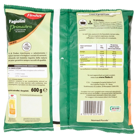Findus Fagiolini Primavera 600 g