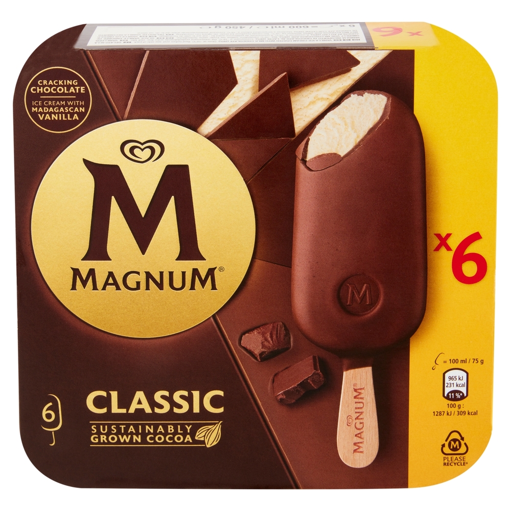 Magnum Classic 6 Gelati 450 g