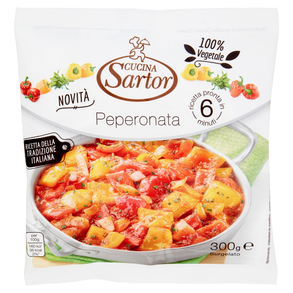 Cucina Sartor Peperonata Surgelato 300 g
