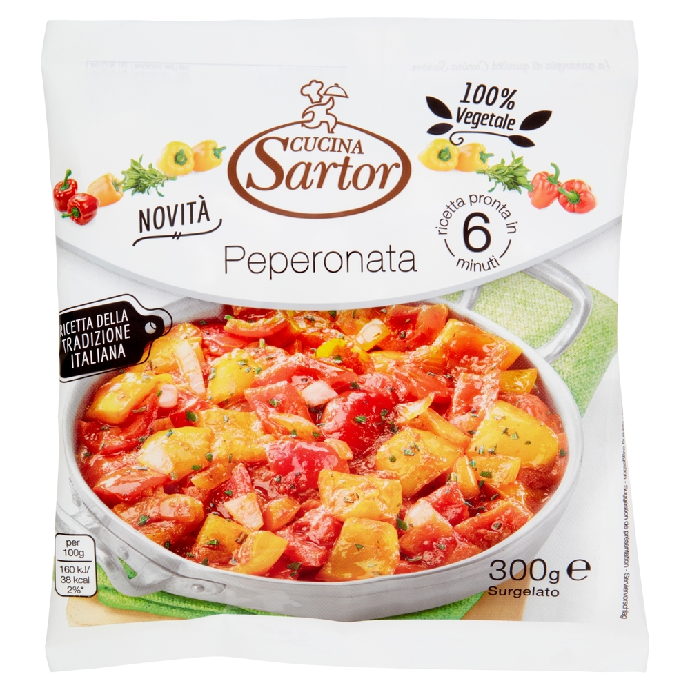 Cucina Sartor Peperonata Surgelato 300 g
