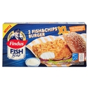 Capitan Findus Fish Bar 2 Fish & Chips Burger XL 270 g