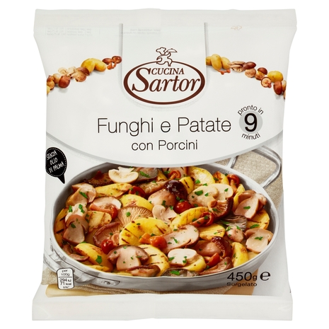 Cucina Sartor Funghi e Patate con Porcini Surgelato 450 g
