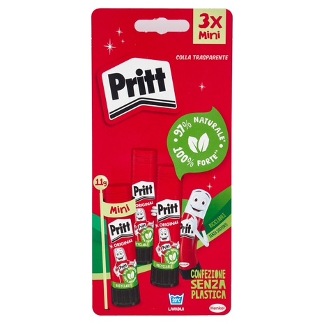 PRITT colla Stick Mini 3 x 11 g
