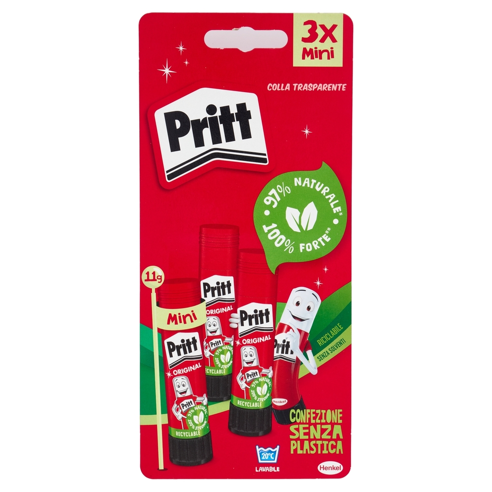 PRITT colla Stick Mini 3 x 11 g