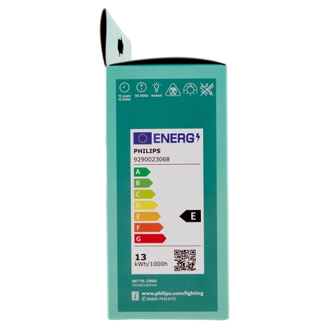 Philips Led sfera vetro 100W E27 2700K 3 pz