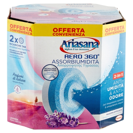 ARIASANA Aero 360 Tab Lavanda Relax bipack 2 x 450 g