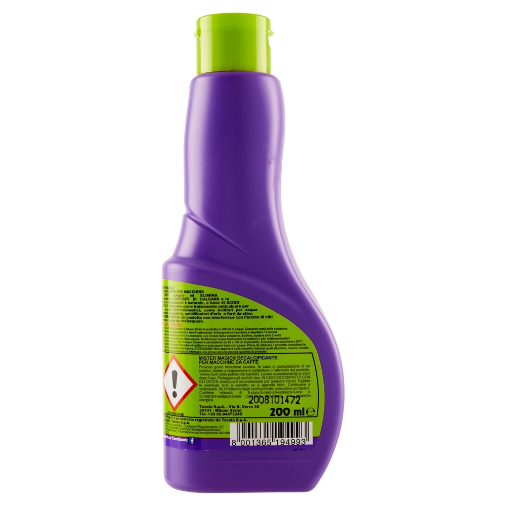 mister Magic Decalcificante per Macchine da Caffè 200 ml