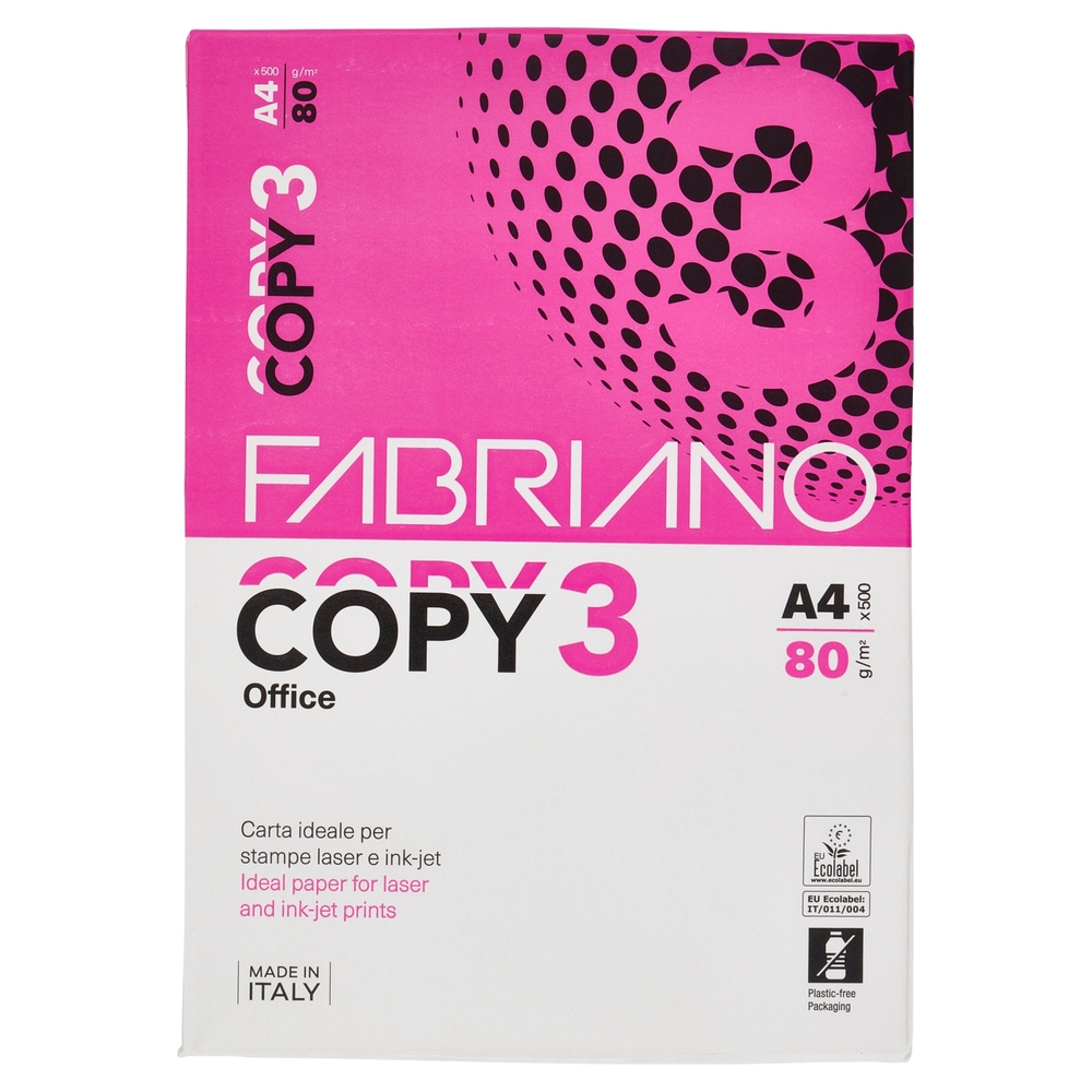 Fabriano Copy 3 Office A4 80 g/m² 500 Fogli