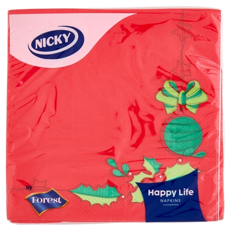 Nicky Tovaglioli Happy Life Christmas 33X33 cm 3 Veli 20 Pz