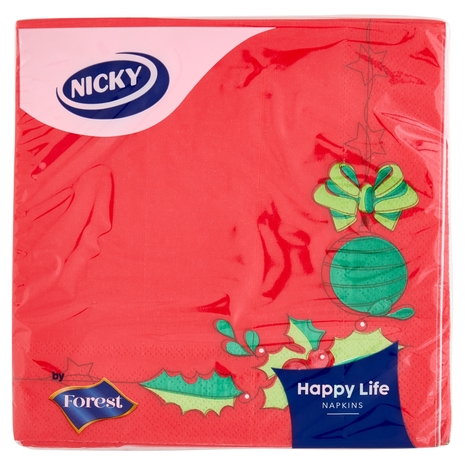 Nicky Tovaglioli Happy Life Christmas 33X33 cm 3 Veli 20 Pz