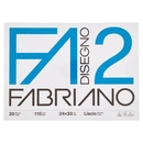 Fabriano Disegno 2 110 g/m² 24x33 cm Liscio 20 Fogli