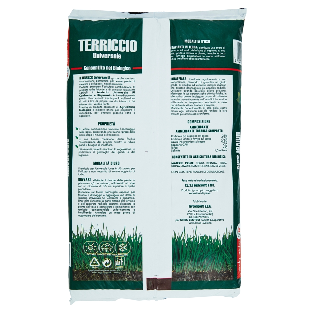 TERRICCIO UNIVERSALE 100% NATURALE 10L U! Confronta & Risparmia