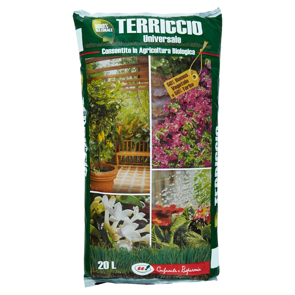 TERRICCIO UNIVERSALE 100% NATURALE 20L U! Confronta & Risparmia