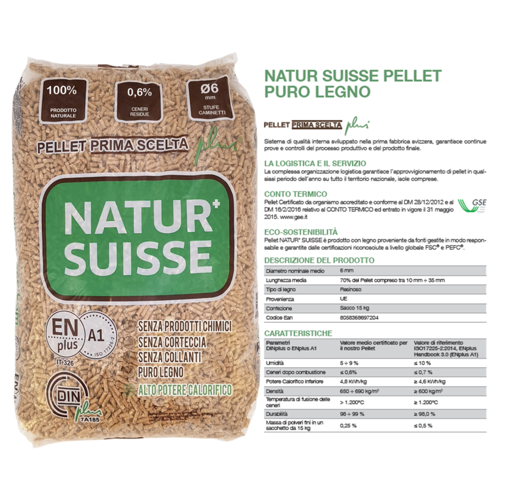 Pellet A1EN Plus, 15 kg