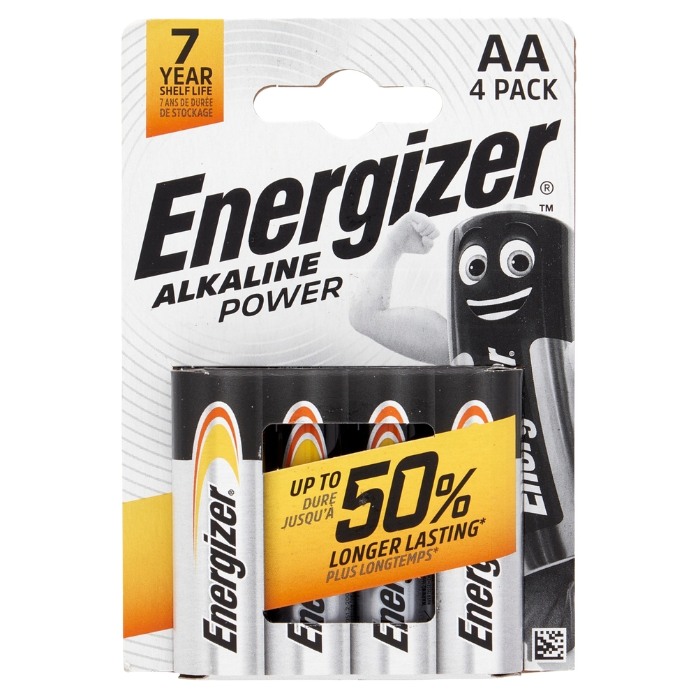 Energizer Alkaline Power AA 4 pz