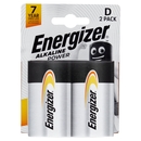 Energizer Alkaline Power D Torcia 2 pz