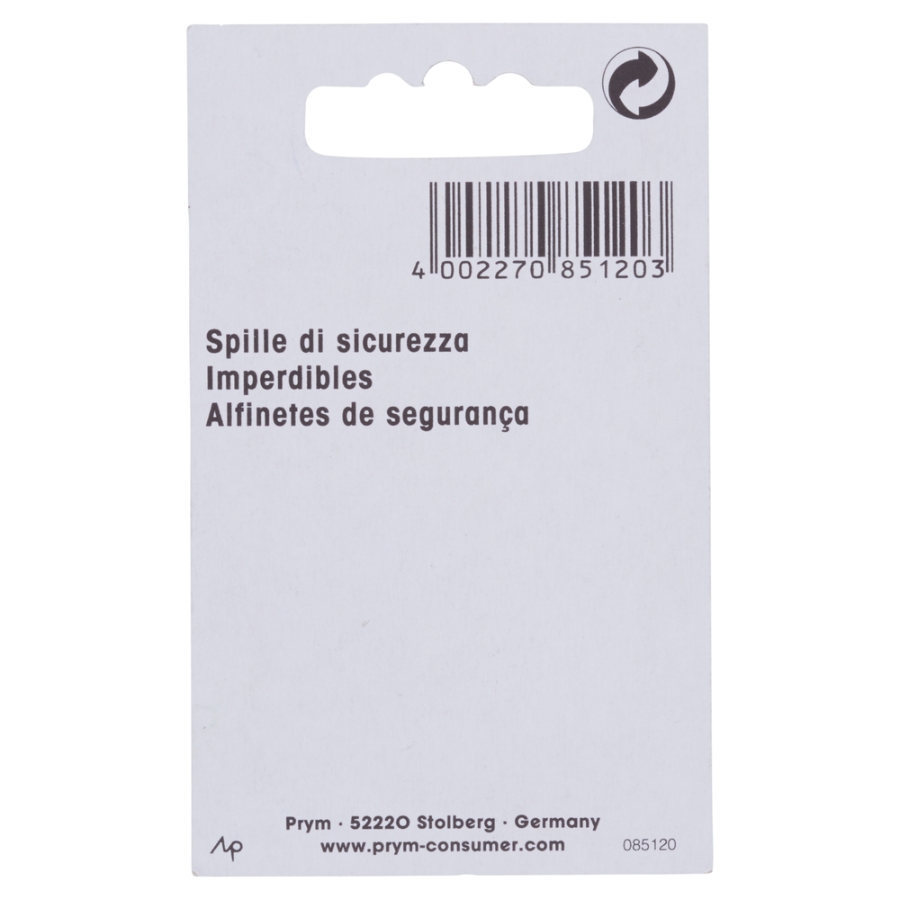 Prym 18 Spille di sicurezza 27/38/50mm