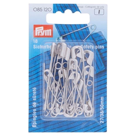 Prym 18 Spille di sicurezza 27/38/50mm
