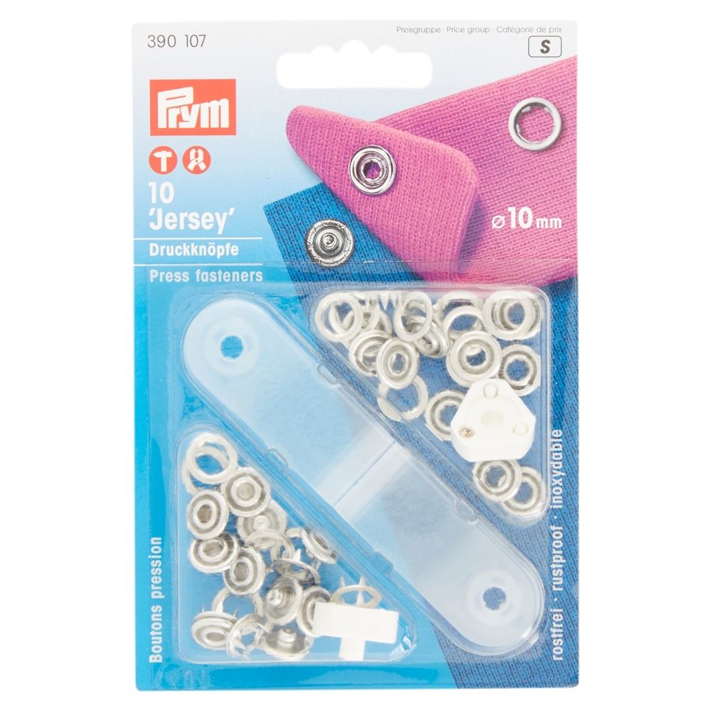 Prym 10 'Jersey' press fasteners Ø10 mm