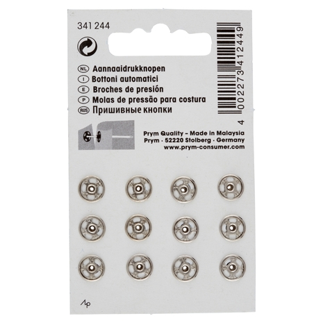 Prym 12 Bottoni automatici 9 mm