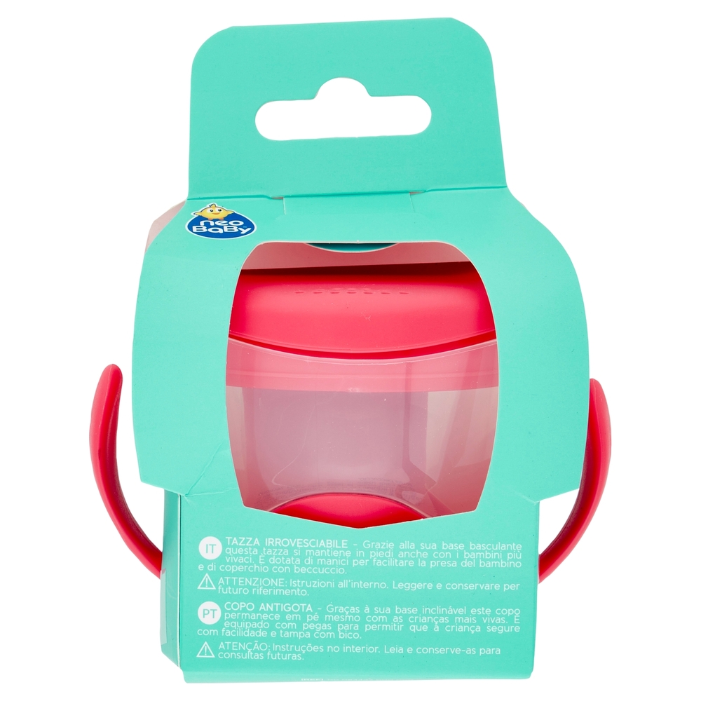 neo Baby Tazza irrovesciabile Rosa 6m+