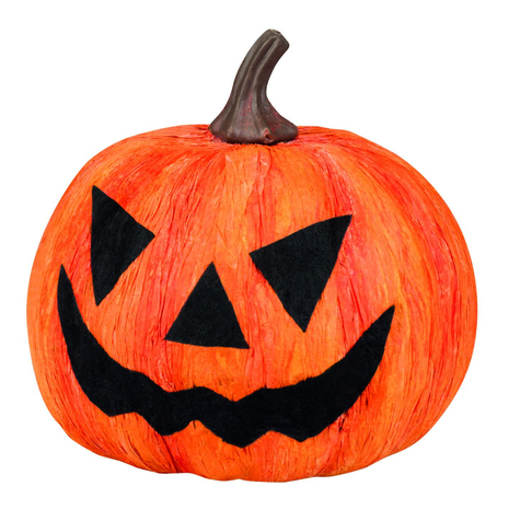 DECORAZIONE ZUCCA POLISTEROLO DIAM.CM.18.