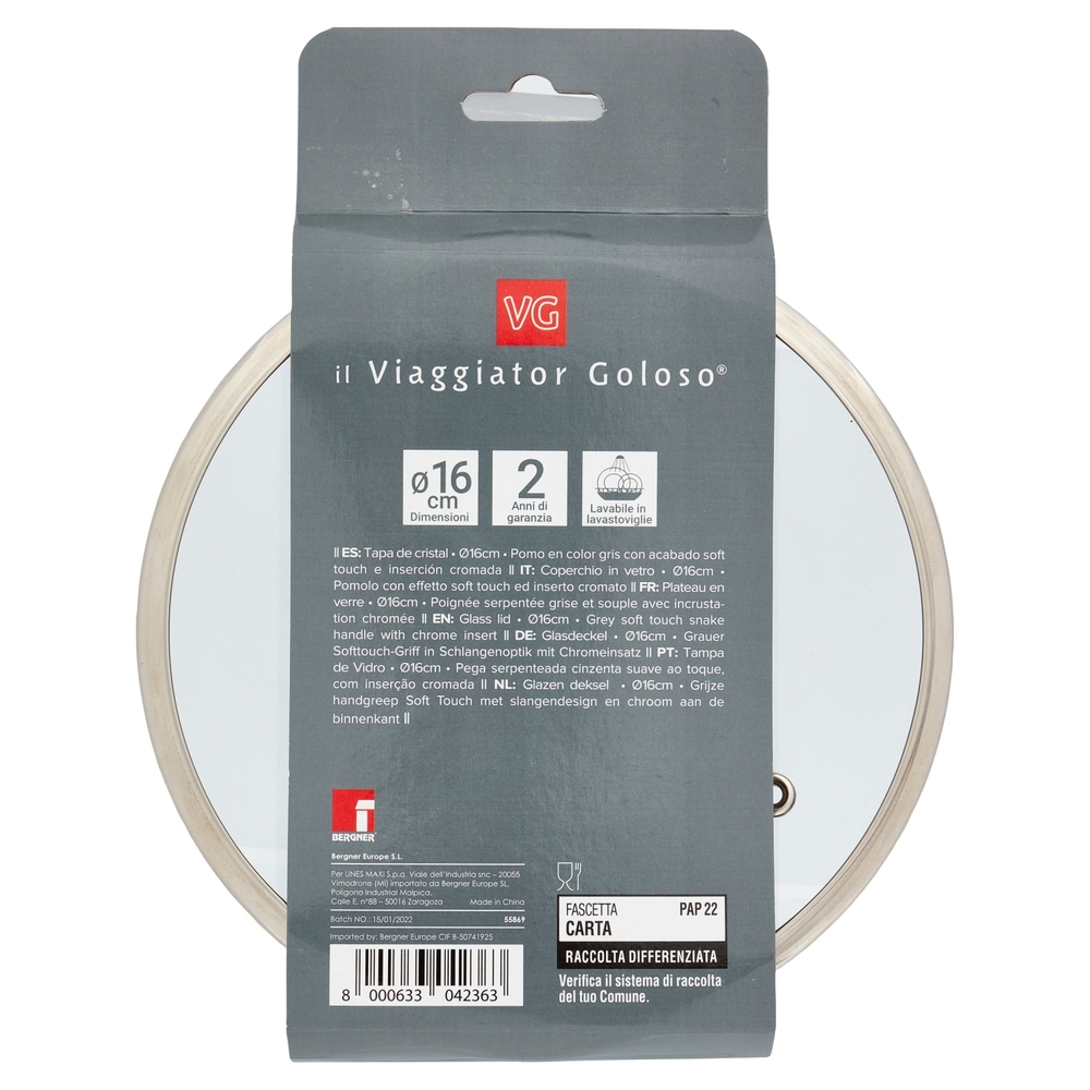 Il Coperchio 16 cm Il Viaggiator Goloso