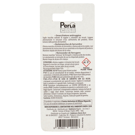 PerLa casa Proteggi & Pulisci Smacchiatore antiruggine 25 ml