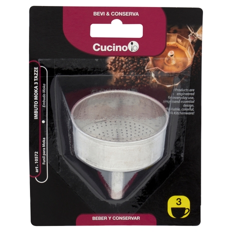 Cucino io Bevi & Conserva Imbuto Moka 3 Tazze