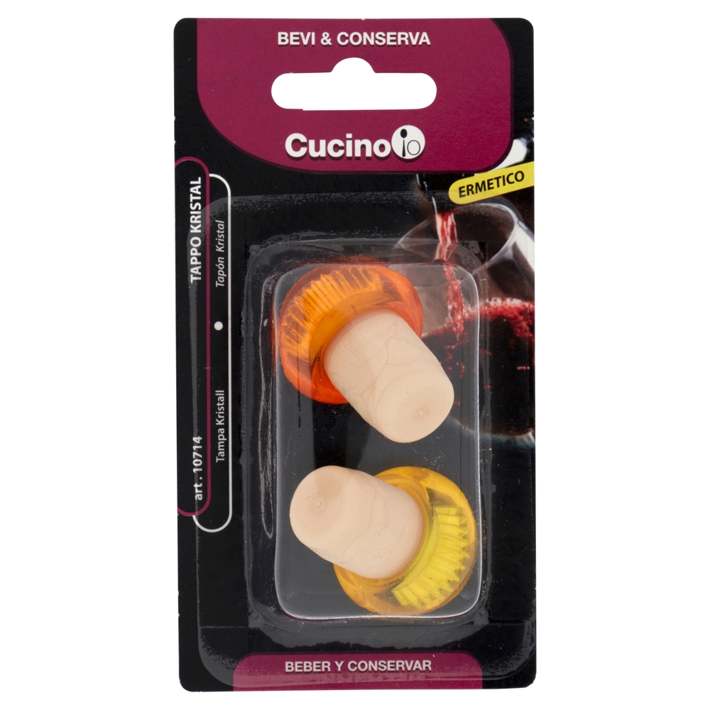 Cucino io Bevi & Conserva Tappo Kristal 2 pz