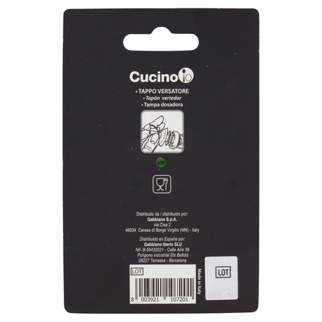 Cucino io Bevi & Conserva Tappo Versatore 2 pz