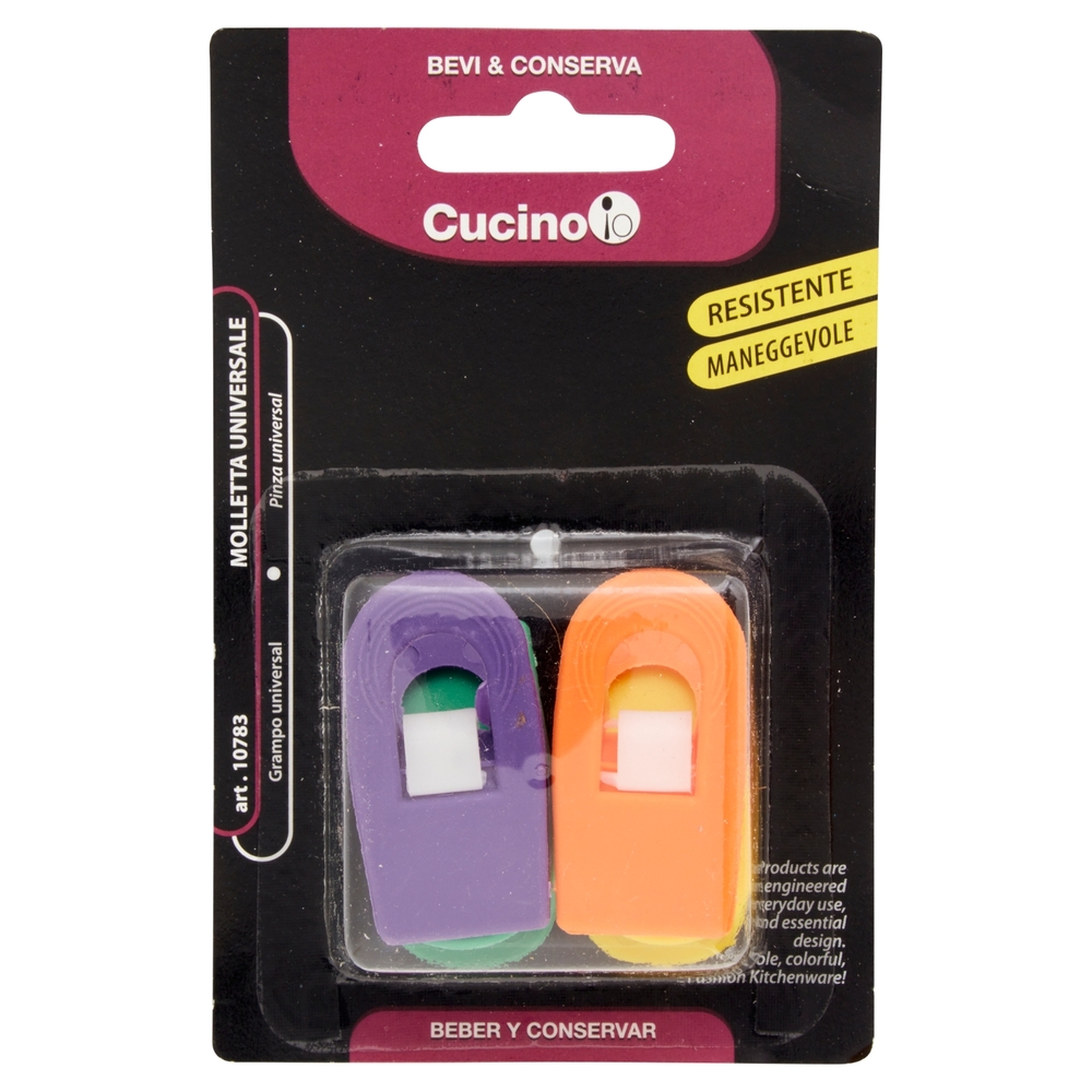 Cucino io Bevi & Conserva Molletta universale 2 pz