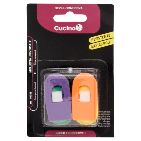 Cucino io Bevi & Conserva Molletta universale 2 pz