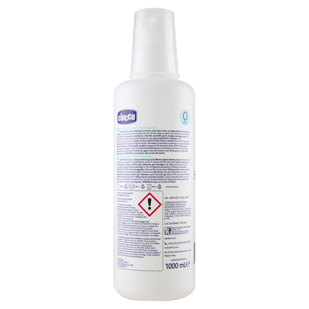 chicco Disinfettante ad ampio spettro 0m+ 1000 mL
