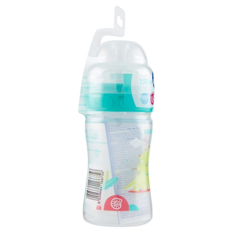 neo Baby Biberon Plastica Collo Largo 150 ml 0m+ Dino Verde