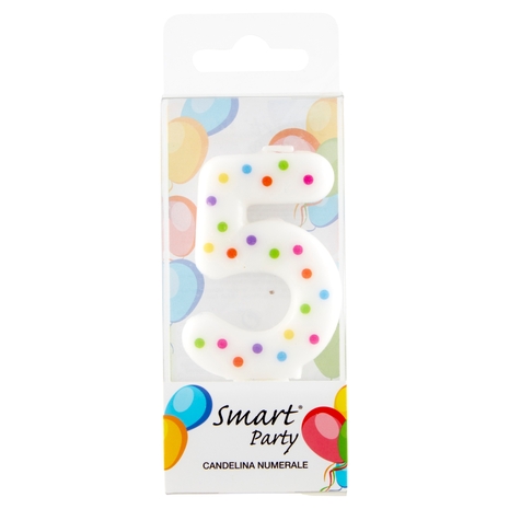 Smart Party Candelina Numerale 5 1 pz
