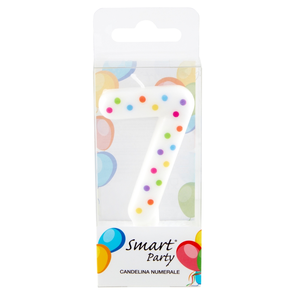 Smart Party Candelina Numerale 7 1 pz