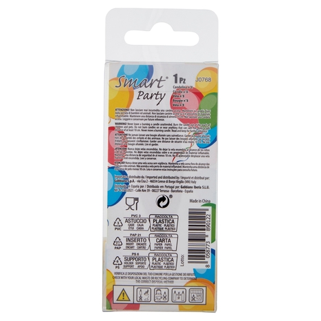 Smart Party Candelina Numerale 8 1 pz