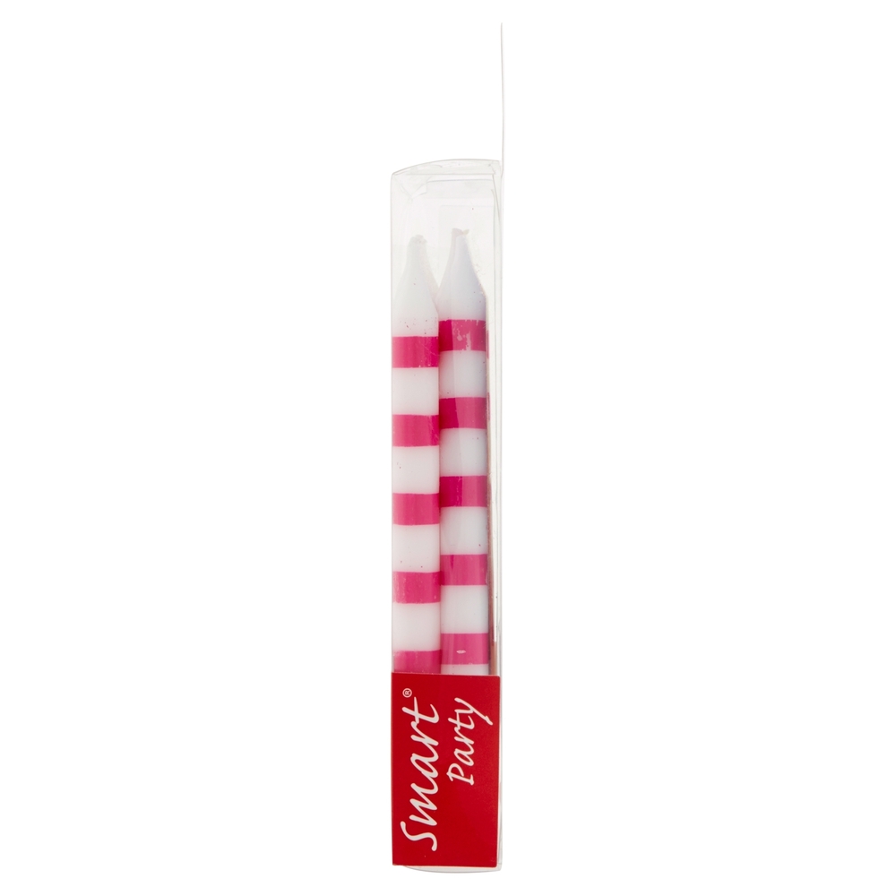 Smart Party Candele Riga/Pois Bambina 12 pz