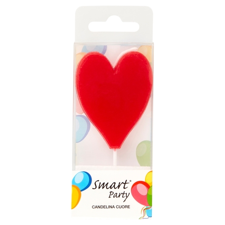 Smart Party Candelina Cuore 1 pz