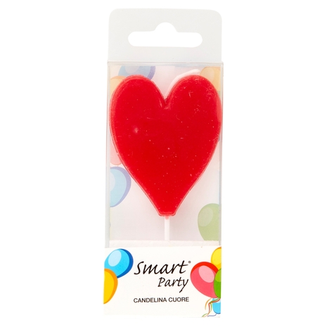 Smart Party Candelina Cuore 1 pz