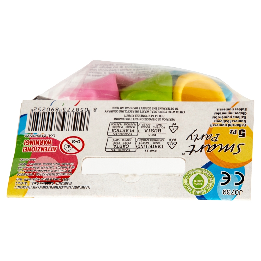 Smart Party Palloncini N.0 5 pz
